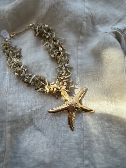 Sand Starfish Necklace