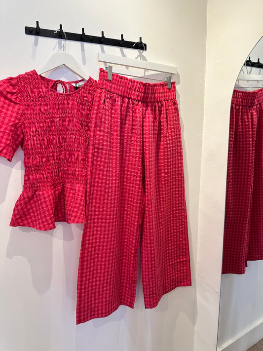 FIKA Ria Gingham Trousers