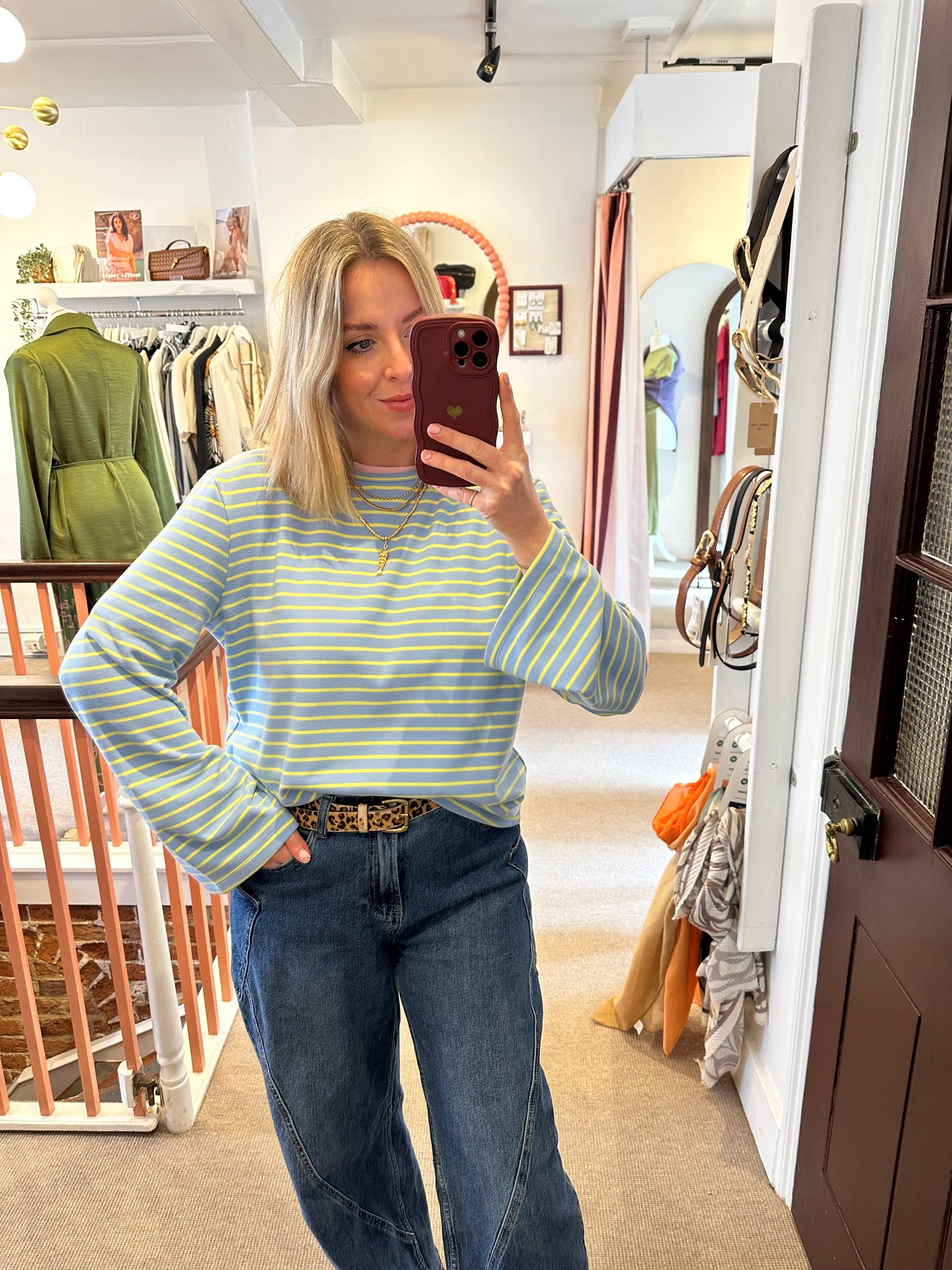 FIKA Celine Long Sleeve Stripe Top