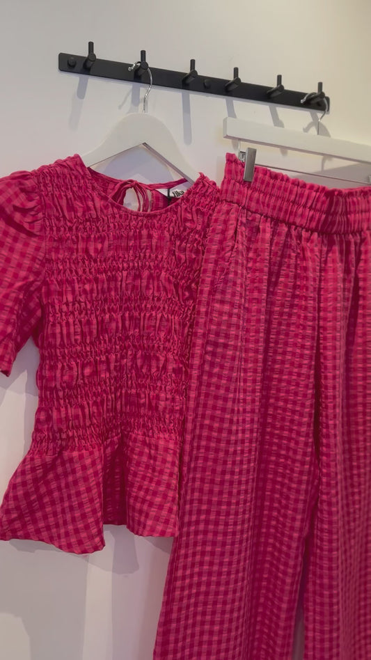 FIKA Marina Smocked Top